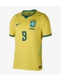 Moške Nogometnih dresov Brazilija Matheus Cunha #9 Domači SP 2026 Kratki rokavi Moške Nogometnih dresov Brazilija Matheus Cunha #9 Domači SP 2026 Kratki rokavi